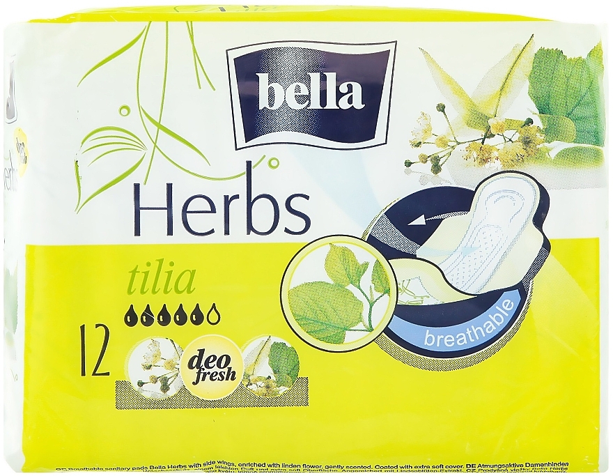Damenbinden Panty Herbs Tilia 12 St. - Bella — Bild N1