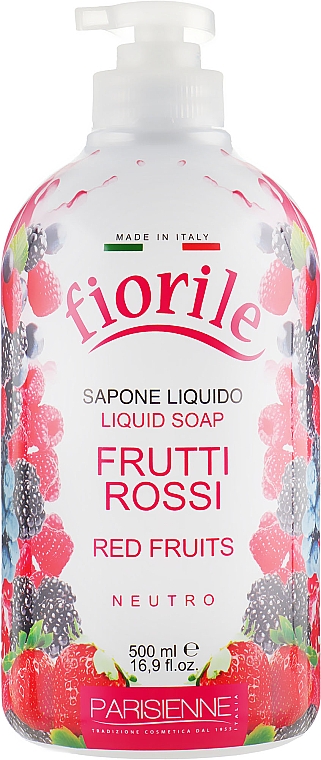 Flüssigseife Rote Früchte - Parisienne Italia Fiorile Red Fruits Liquid Soap — Bild N1