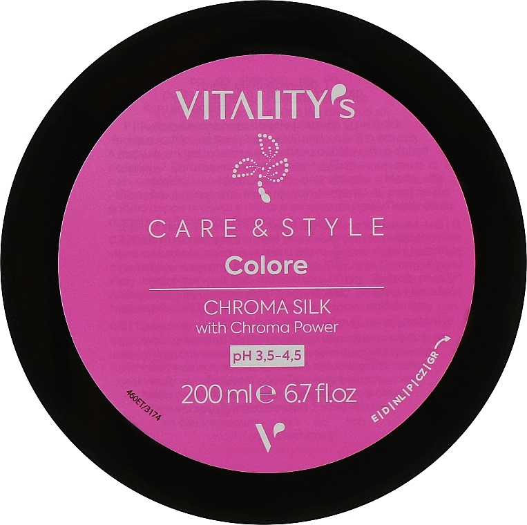 Maske für coloriertes Haar - Vitality's C&S Colore Chroma Silk Mask — Bild N2