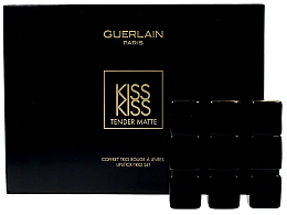 Set - Guerlain Kisskiss Tender Matte (lipstick/3x2.8g + bag) — Bild N2