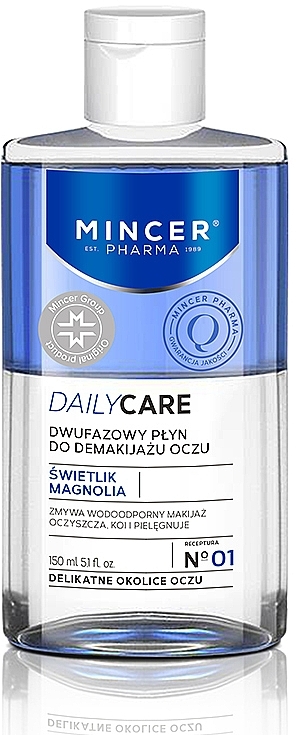 2-Phasiger Augen-Make-up Entferner - Mincer Pharma Daily Care 01 — Bild N1