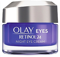 Düfte, Parfümerie und Kosmetik Feuchtigkeitsspendende Anti-Aging Nachtcreme für die Augen mit Retinol - Olay Regenerist Retinol24 Nigh Eye Cream