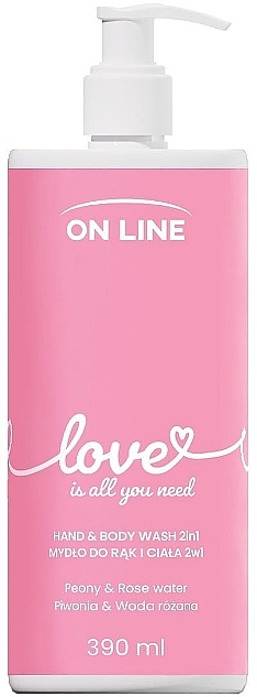 2in1 Hand-und Körperseife Love - On Line Hand & Body Wash — Bild N1