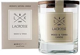 Duftkerze Holz & Tonka - Ambientair Lacrosse Wood & Tonka Candle — Bild N1