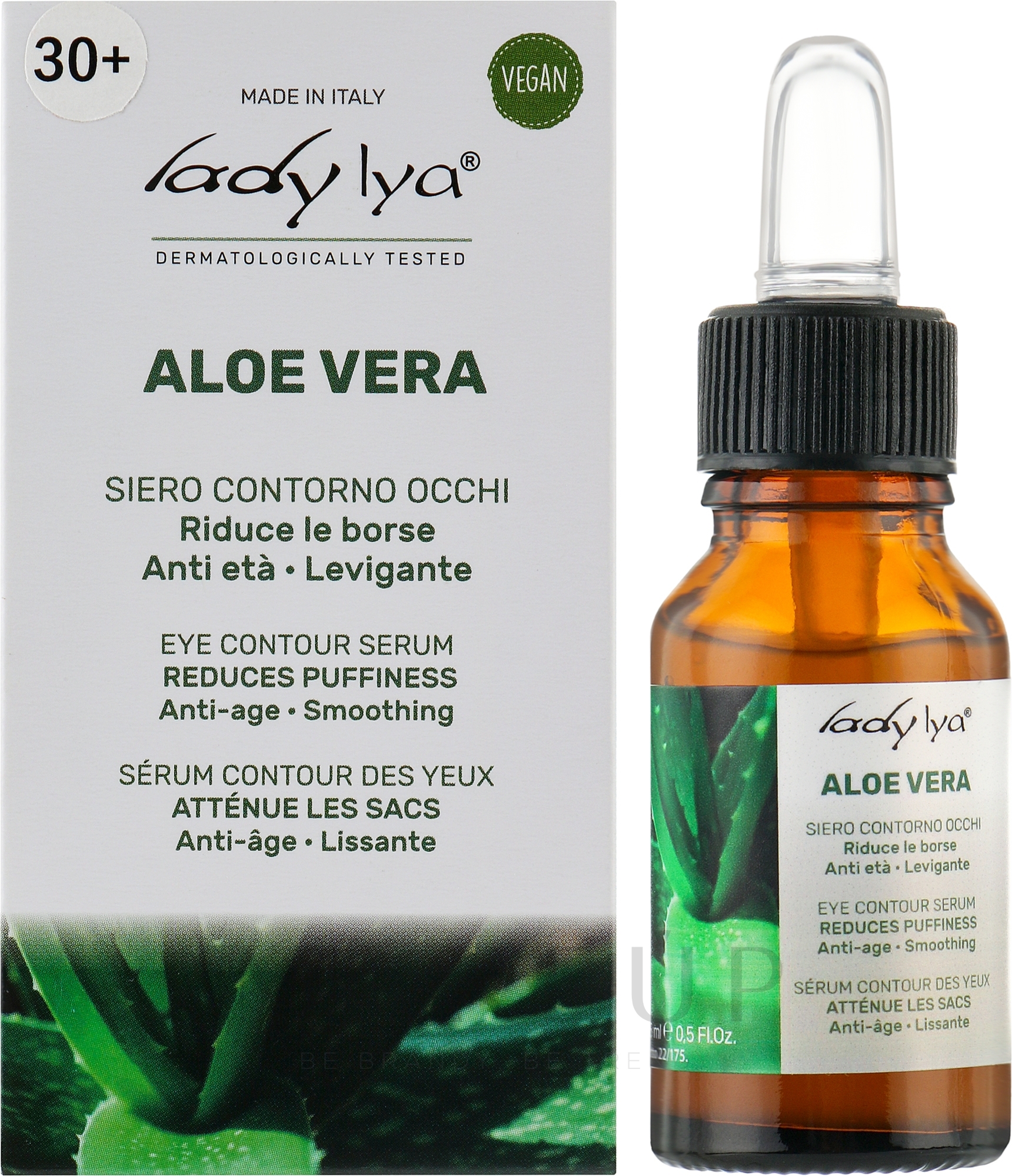 Augenserum gegen Ödeme mit Aloe Vera - Lady Lya Serum Aloe Vera — Bild 15 ml