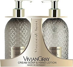 Düfte, Parfümerie und Kosmetik Handpflegeset - Vivian Grey Gemstone Ylang & Vanilla (Handlotion 300ml + Flüssige Creme-Seife 300ml)
