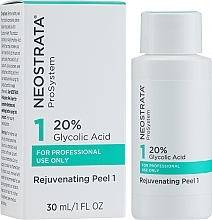 Verjüngendes Peeling mit 20% Glykolsäure - NeoStrata ProSystem 20% Glycolic Acid Rejuvenating Peel — Bild N2