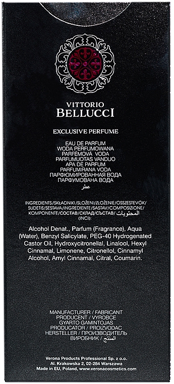 Vittorio Bellucci Opal Black - Eau de Parfum — Foto N3