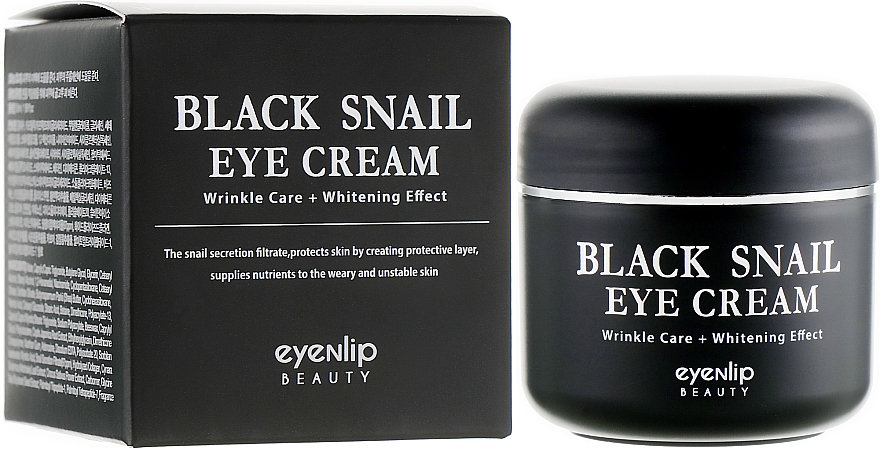 Multifunktionale Augenkonturcreme - Eyenlip Black Snail Eye Cream — Bild N1