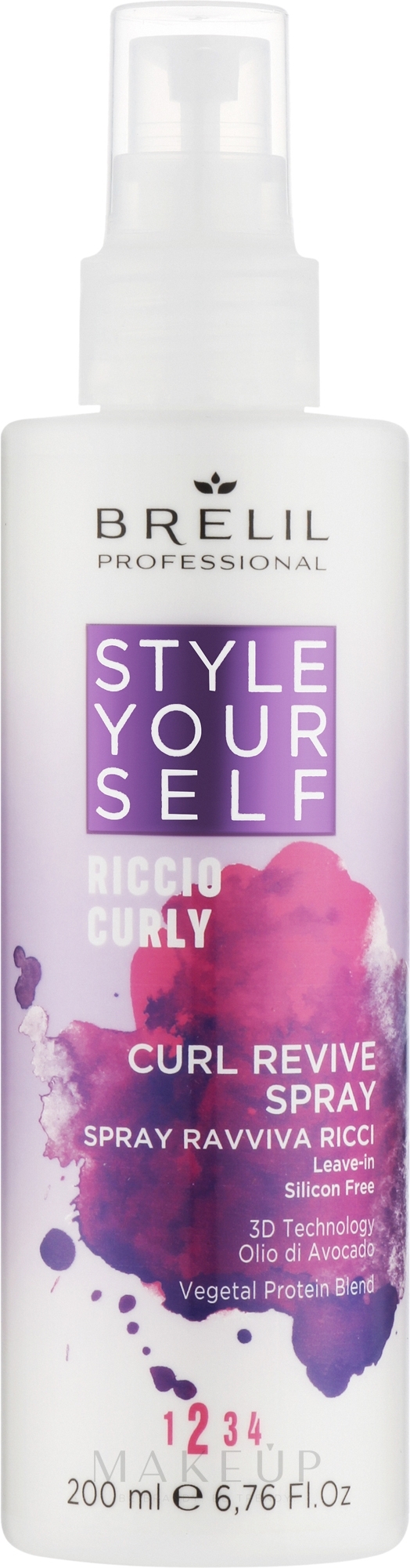 Spray für krauses Haar - Brelil Style Yourself Curly Revive Spray — Bild 200 ml