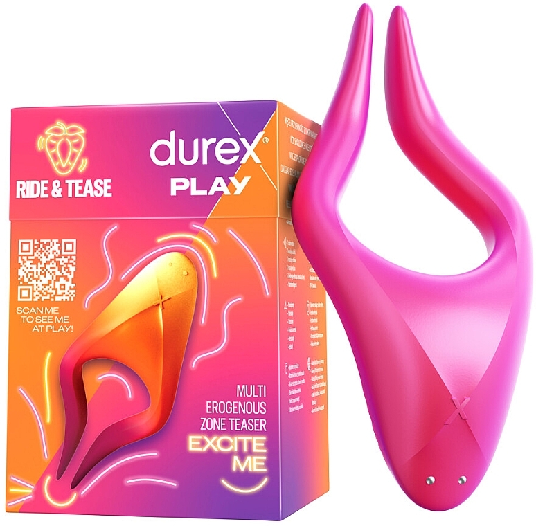 Stimulator für mehrere erogene Zonen - Durex Play Ride & Tease Multi Erogenous Zone Teaser Excite Me — Bild N1