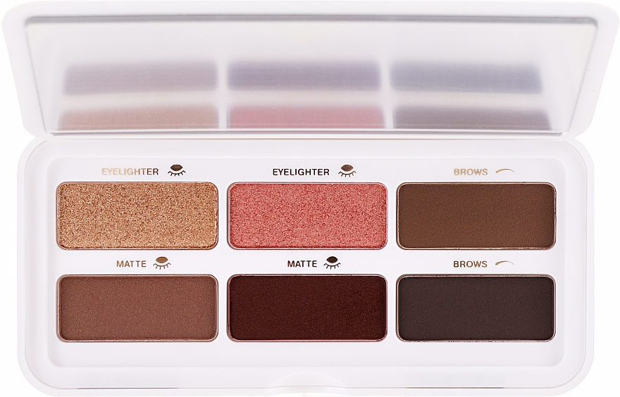 Augenbrauen- und Lidschattenpalette - Clarins Ready in a Flash Palette — Bild N2