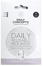 Baumwollschwämme zur Gesichtsreinigung - Daily Concepts Daily Reusable Cotton Rounds — Bild N1