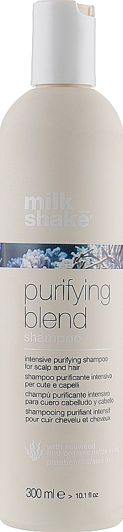 Reinigendes Shampoo mit Meeresalgen und Bio-Brennnesselextrakt gegen Schuppen - Milk Shake Purifying Blend Shampoo — Bild N1