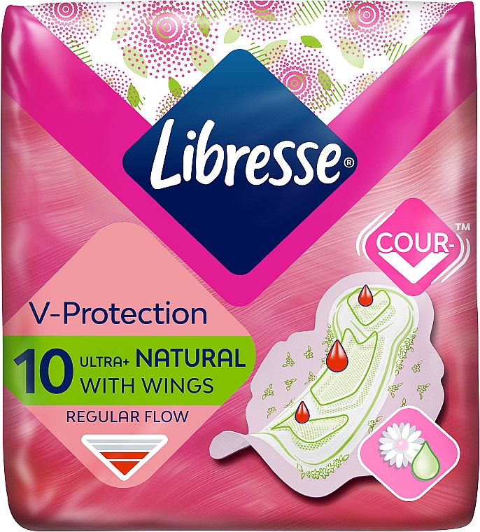 Podpaski, 10 szt. - Libresse 10 Ultra Thin Aloe Vera&Camomile Normal Soft — Bild N2