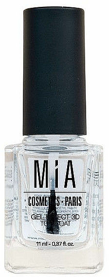 Nagelüberlack - Mia Cosmetics Paris Gel Effect 3D Top Coat — Bild N1