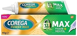 Creme für Zahnprothesen superstark Mentholgeschmack - Corega Power Max Denture Fixing Cream + Mentol — Bild N1