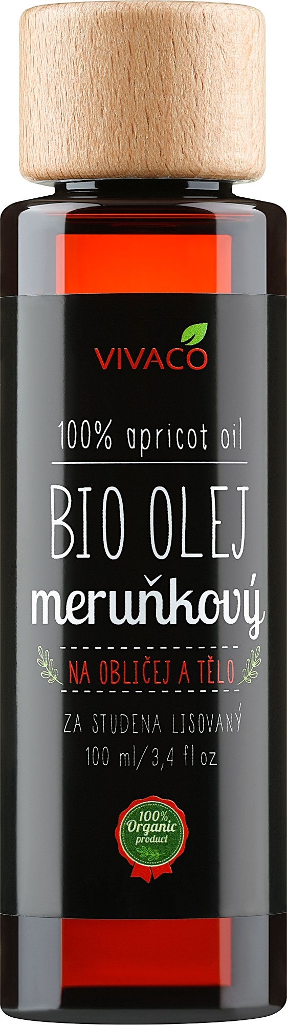 Aprikosenöl - Vivaco Bio Apricot Oil — Bild 100 ml