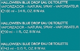 Halloween Blue Drop - Duftset (Eau de Toilette 100ml + Eau de Toilette 30ml + Eau de Toilette 4.5ml) — Bild N3