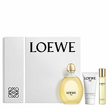 Düfte, Parfümerie und Kosmetik Loewe Aire Loewe - Duftset (Eau de Toilette 100ml + Eau de Toilette 15ml + Körperlotion 50ml)