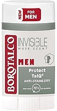 Düfte, Parfümerie und Kosmetik Deostick - Borotalco Men Invisible Musk Scent Deo Stick
