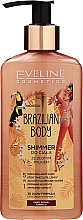 Düfte, Parfümerie und Kosmetik Körperlotion mit Goldpartikeln - Eveline Cosmetics Brazilian Body Shimmer