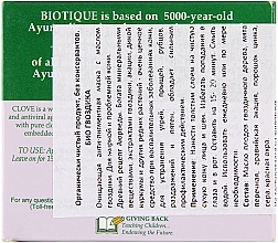 Klärende Gesichtsmaske mit Nelke - Biotique Bio Clove Purifying Anti- Blemish Face Pack — Bild N5