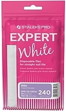 Düfte, Parfümerie und Kosmetik Ersatzfeilenblätter gerade weiß 240 Körnung 50St. - Staleks Pro Expert White 22 (50 St.)