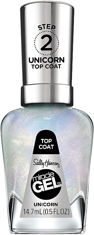 Top Coat - Sally Hansen Miracle Gel Nail Polish Unicorn — Bild N1