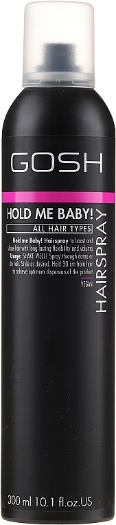 Haarlack Starker Halt - Gosh Hold me Baby! Hairspray — Bild N1