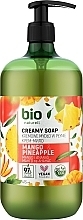 Düfte, Parfümerie und Kosmetik Creme-Seife Mango und Ananas - Bio Naturell Mango & Pineapple Creamy Soap 