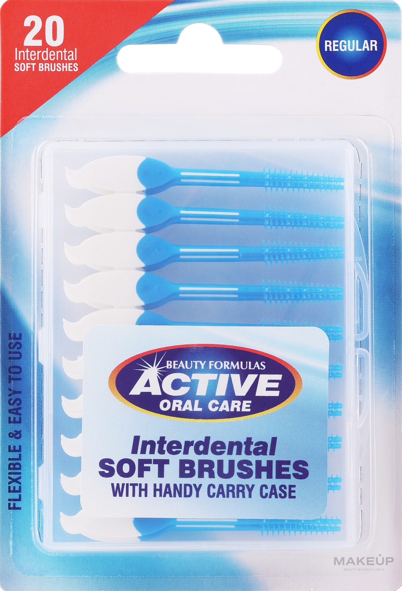 Interdentalzahnbürsten Regular grün 20 St. - Beauty Formulas Active Oral Care Interdental Soft Brushes Regular — Bild 20 St.