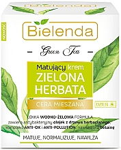 Düfte, Parfümerie und Kosmetik Mattierende Tagescreme mit grünem Tee für Mischhaut - Bielenda Green Tea Matifying Day Face Cream