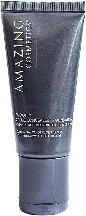 2in1 Concealer und Foundation - Amazing Cosmetics Smooth Creme Concealer Foundation Duo — Bild N1