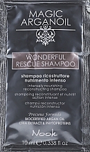 GESCHENK! Rekonstruktives extra nährendes Shampoo - Nook Magic Arganoil Wonderful Rescue Shampoo (Probe)  — Bild N1