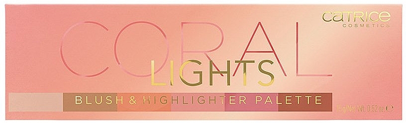 Rouge- und Highlighter-Palette - Catrice Coral Lights Blush & Highlighter Palette — Bild N1