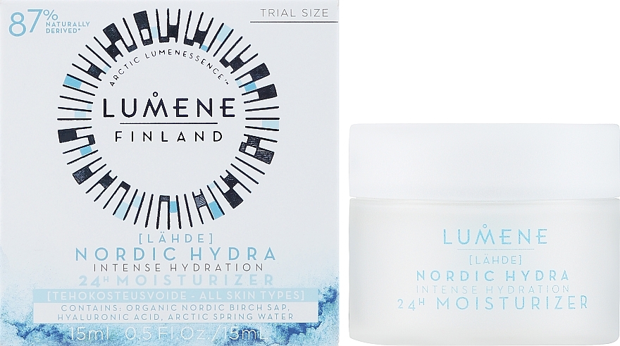 GESCHENK! Gesichtscreme - Lumene Finland Nordic Hydra Intense Hydration 24h Moisturizer  — Bild N1