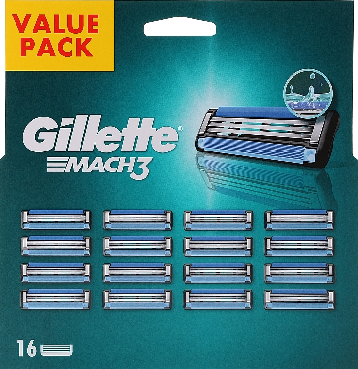 Ersatzklingen 16 St. - Gillette Mach 3  — Bild N1