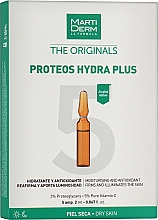 Düfte, Parfümerie und Kosmetik Ampullen für normale, Mischhaut und feuchtigkeitsarme Haut - MartiDerm The Originals Proteos Hydra Plus