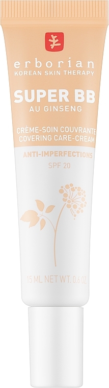 BB Creme für das Gesicht - Erborian Super BB Ginseng SPF 20 — Bild N1