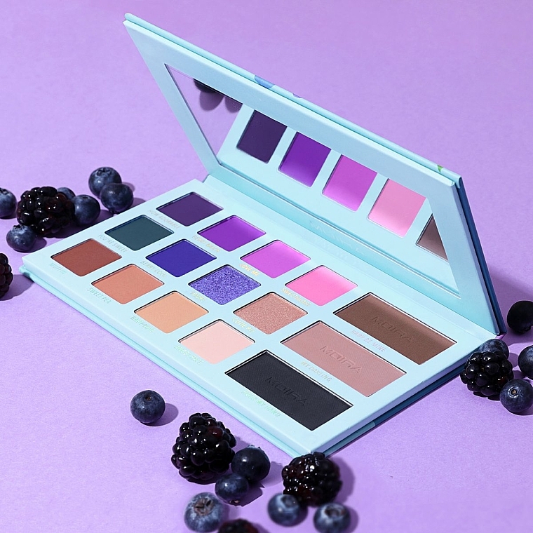 Lidschatten-Palette - Moira You're Berry Cute Pressed Pigments Palette  — Bild N4