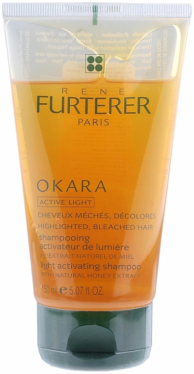 Shampoo für gländes feines Haar - Rene Furterer Okara Illuminating Light Activating Shampoo