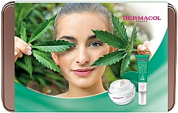 Gesichtspflegeset - Dermacol Cannabis (Gesichtsserum 12ml + Gesichtscreme 50ml) — Bild N1