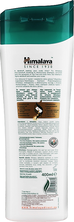 Feuchtigkeitsspendendes und beruhigendes Shampoo gegen Schuppen - Himalaya Herbals Anti-Dandruff Shampoo — Bild N2