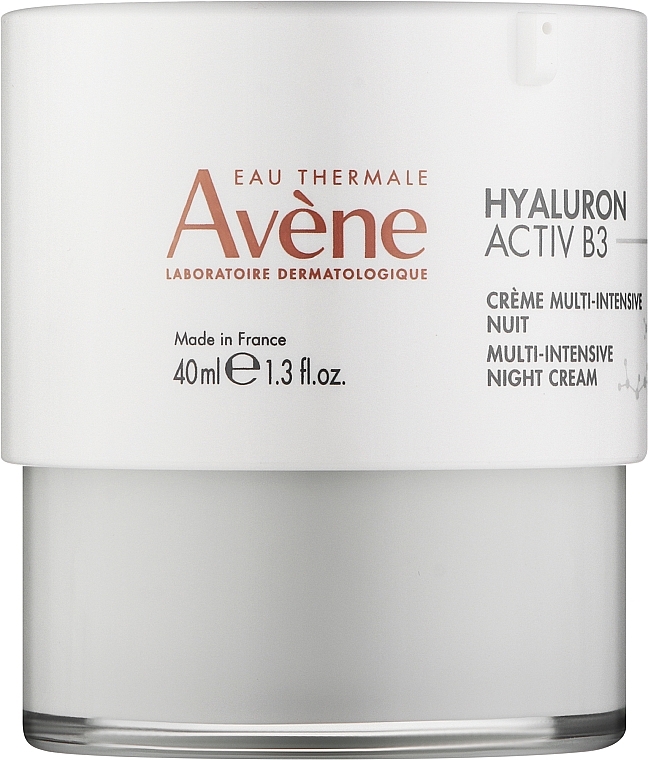 Multi-Intensive Gesichtscreme für die Nacht - Avene Hyaluron Activ B3 Multi-Intensive Night Cream — Bild N1
