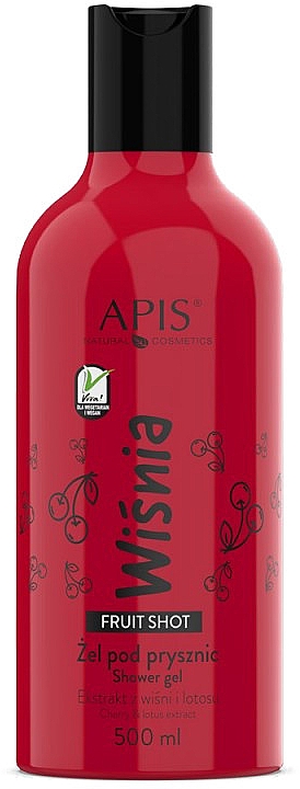 Duschgel Kirsche - APIS Professional Fruit Shot Cherry Shower Gel — Bild N1