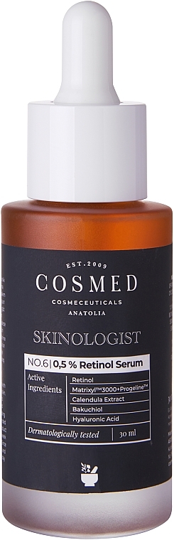Gesichtsserum mit Retinol - Cosmed Skinologist 0,5% Retinol Serum — Bild N1