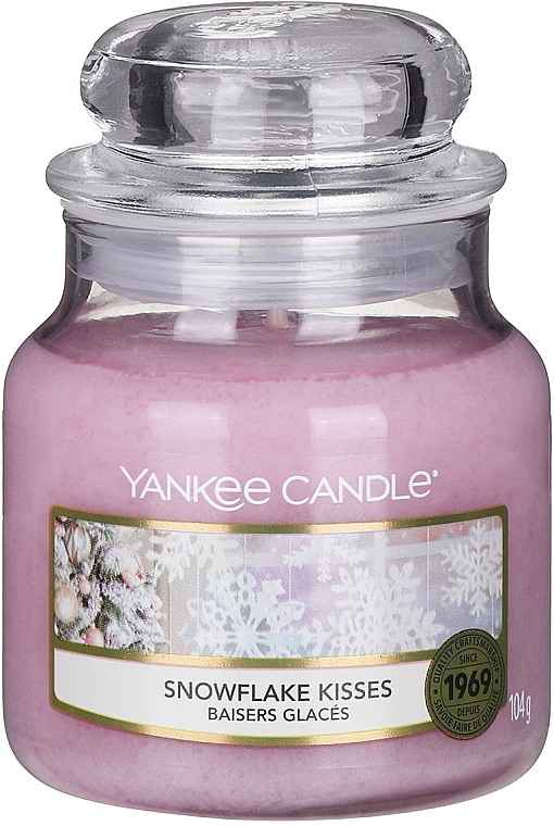 Duftkerze im Glas - Yankee Candle Snowflake Kisses Jar Candle — Bild N3