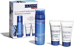 Set - Clarins Men Hydration Essentials (f/balm/50ml + wash/gel/30ml + shm/sh/gel/30ml) — Bild N2