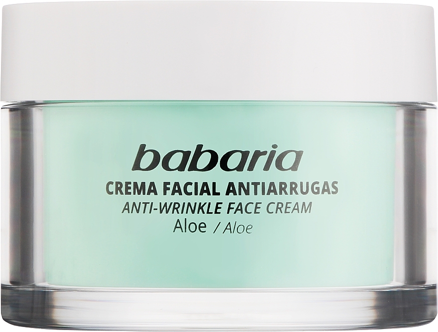 Anti-Falten Gesichtscreme mit Aloe Vera - Babaria Aloe Facial Wrinkle Cream — Bild N1